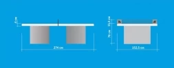 Теннисный стол City Power Outdoor , фото 4
