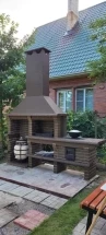 Печь Аристократ 824 Радиальный кирпич красный с коричневым