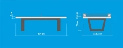 Теннисный стол City Strong Outdoor, фото 4