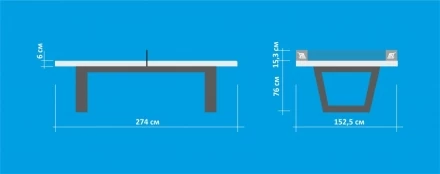 Теннисный стол City Strong Outdoor, фото 4