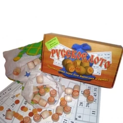Русское лото в картонной коробке