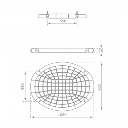 Качели-гнездо OVAL, фото 5
