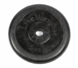 Диск обрезиненный Lite Weights 2475LW 26мм 5кг, черный, фото 1