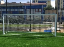 Ворота футбольные алюминиевые юношеские свободностоящие 5х2 м