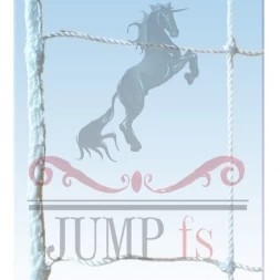 Сетка волейбольная Jump-fs 3к 9,5х1м Белая нить 2,5мм с капроновым тросом