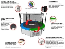 Батут UNIX line 12 ft Classic (inside) с защитной сеткой, фото 11