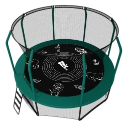 Батут Unix line Supreme Game 14 ft (green) с защитной сеткой, фото 2