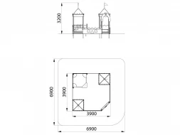 МФ 3.234 Песочный дворик без горки, фото 2