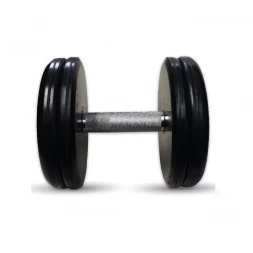 Гантель Barbell 17 кг классик с вращающейся ручкой хром