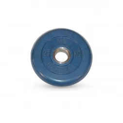 Диск обрезиненный Barbell d 51 мм цветной 2,5 кг