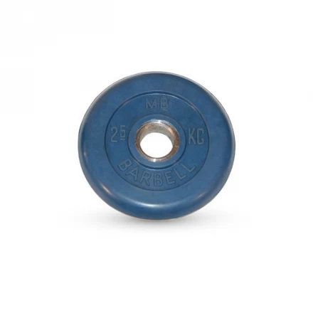Диск обрезиненный Barbell d 51 мм цветной 2,5 кг, фото 1