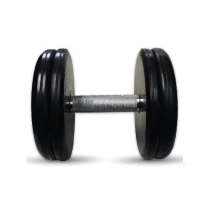 Гантель Barbell 23 кг классик с вращающейся ручкой хром