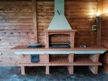 Печь Аристократ 7142 Радиальный кирпич красный с коричневым