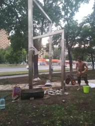 Арка декоративная большая из нержавейки, фото 4