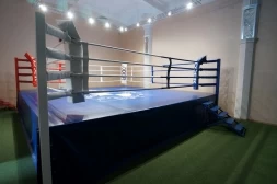 Ринг боксёрский на помосте Atlet 6х6 м, высота 1 м, две лестницы, боевая зона 5х5 м IMP-A442, фото 3