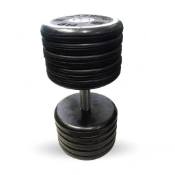 Гантель Barbell 52 кг классик с вращающейся ручкой хром