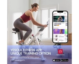 Велотренажер Yesoul S3 PRO WHITE, фото 8