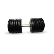 Гантель Barbell 57 кг классик с вращающейся ручкой хром