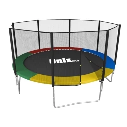 Батут Unix line Simple 12 ft Color (outside) с защитной сеткой, фото 1
