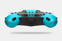 GLADIATOR B 420 LIGHT B Черно-бирюзовый моторная лодка ПВХ Фанерный пайол