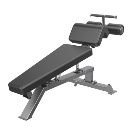 A-3037 Скамья для пресса регулируемая (Adjustable Decline Bench), фото 1