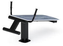 Лавка для пресса (серый) - Уличный тренажер - СТ 002-13 Лавка для пресса (серый) - Уличный тренажер - СТ 002-13