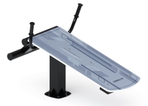 Лавка для пресса (серый) - Уличный тренажер - СТ 002-13 Лавка для пресса (серый) - Уличный тренажер - СТ 002-13