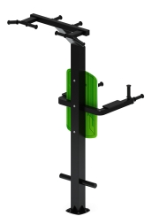 Турник три хвата+брусья (зеленый) - Уличный тренажер - СТ 012-12, фото 3