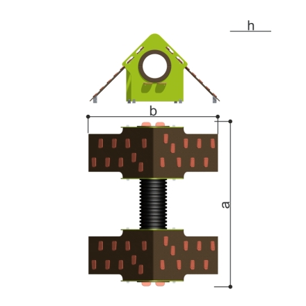 Игровой домик Romana 115.45.00_30.08 для детских площадок, фото 4