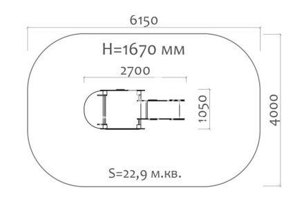 Горка Солнышко 08112 H=650 для детской площадки, фото 3