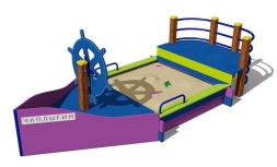 Песочница Катерок 05006.21 для детской площадки, фото 1