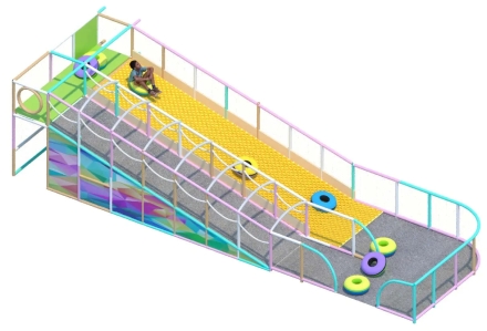 Тюбинговая горка Сияние, фото 1