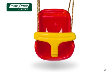 Качели SLP SYSTEMS 3 секции + лодочка белое + качеля с фиксацией зеленая + качеля с фиксацией желтое, фото 3