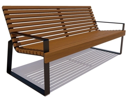 Парковая скамейка Белгород, Лиственница 0,6 м, фото 4