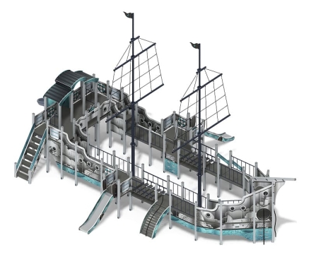 Флагман (Лагуна) - ДИК 2.03.3.03-12.И1 - Игровой комплекс - H=1200 H=1500 H=2000, фото 1