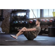 Тренировочный коврик (мат) черный Reebok, RAMT-11014BK