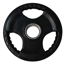 Диск обрезиненный ZSO черный 3 HANDLE  D-51,  5 кг