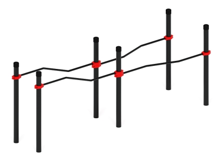 Воркаут ЛОВ 89 красный ВТ 101.17-01, фото 4