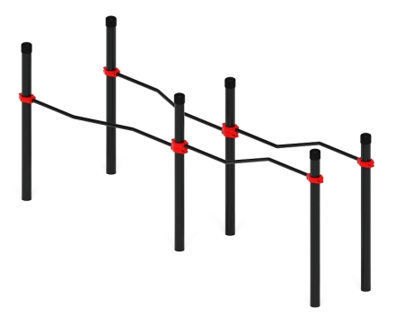 Воркаут ЛОВ 89 красный ВТ 101.17-01, фото 3