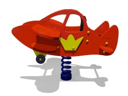 Качалка на пружине Самолет 04049 для детской площадки, фото 1