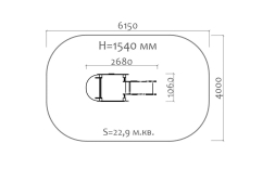 Горка Слоненок 08111 H=650 для детской площадки, фото 2