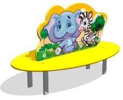 Скамейка детская Саванна СП215 для игровой площадки, фото 1 Скамейка детская Саванна СП215 для игровой площадки, фото 1