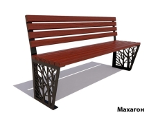 Парковая скамейка Роща, Лиственница (без подлокотников) 1,8 м 