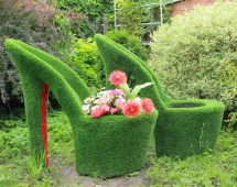 Топиари вазон Туфелька принцессы - газон Eco