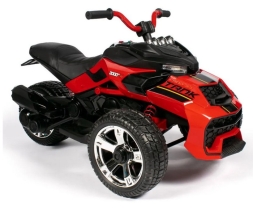 Электромобиль Barty Электротрицикл двухместный BR-77 красный, фото 1 Электромобиль Barty Электротрицикл двухместный BR-77 красный, фото 1