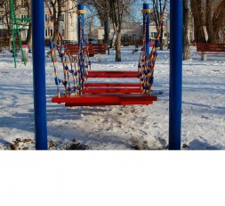 Подвесной мост с деревянными перекладинами, фото 6