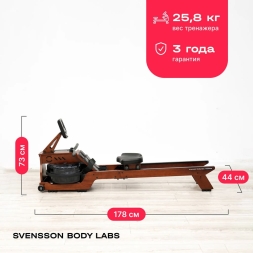 Гребной тренажер домашний SVENSSON BODY LABS WAVERUN, фото 3