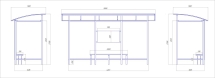 Автобусный павильон &quot;Стандарт-П3&quot;
