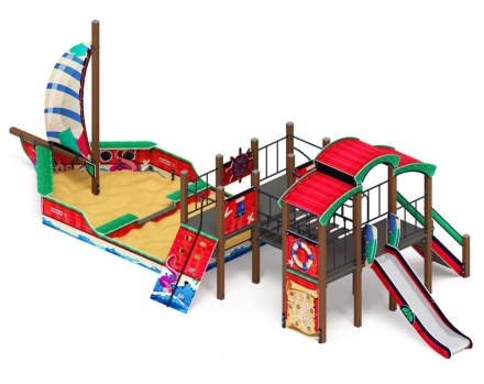 Детская игровая площадка Парусник (Мульт) ДИК 2.03.3.02-03 Н=1200, фото 1
