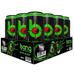 Энергетический напиток &quot;БЭНГ&quot; Яблоко VPX BANG 473мл Sour Heads , фото 3